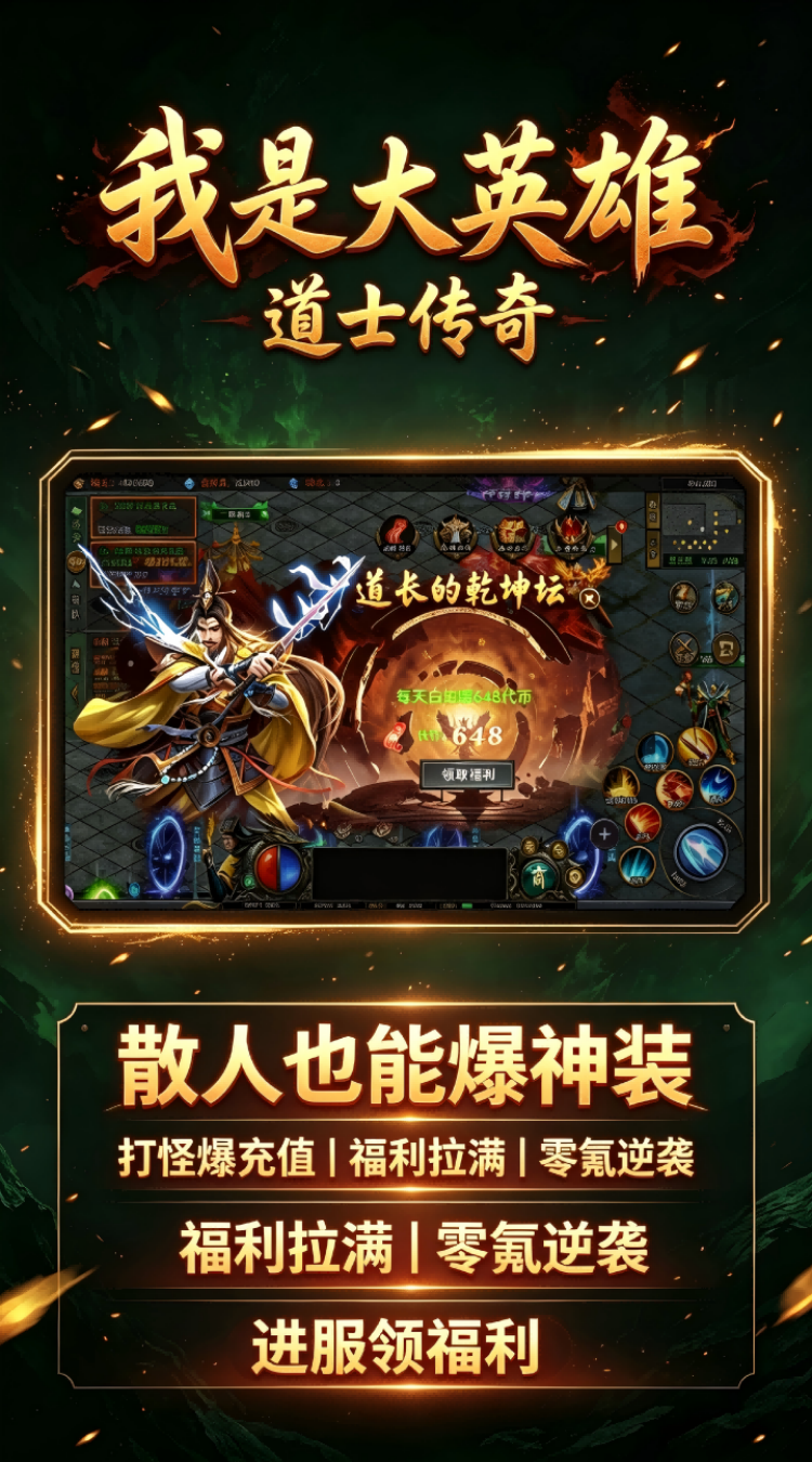 我是大英雄(道士传奇) 宣传图 1